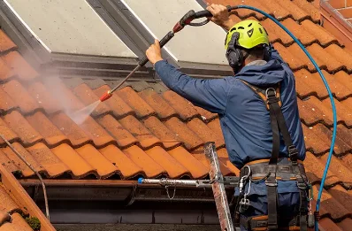 Démoussage et hydrofuge de toiture à Giberville